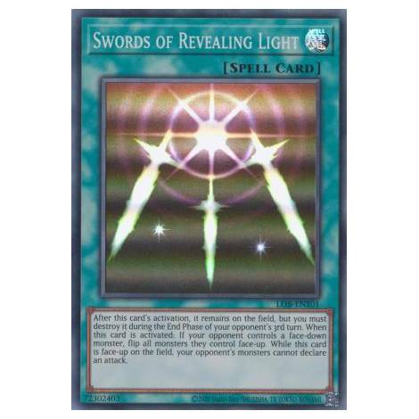 Swords of Revealing Light - LOB-EN101 - Super Rare Unlimited (25th Reprint)