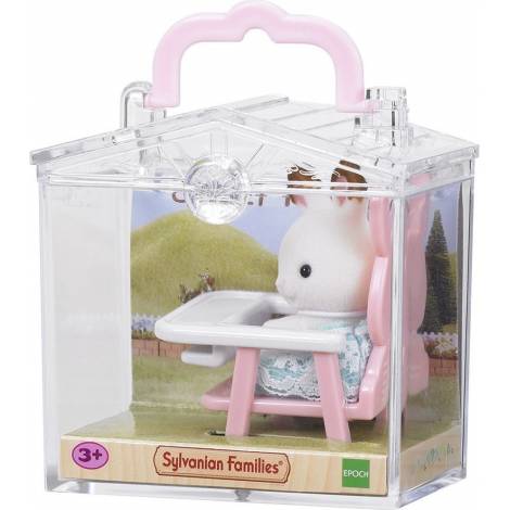 SYLVANIAN FAMILIES: BABY CARRY CASE (RABBIT ON BABY CHAIR) (5197)