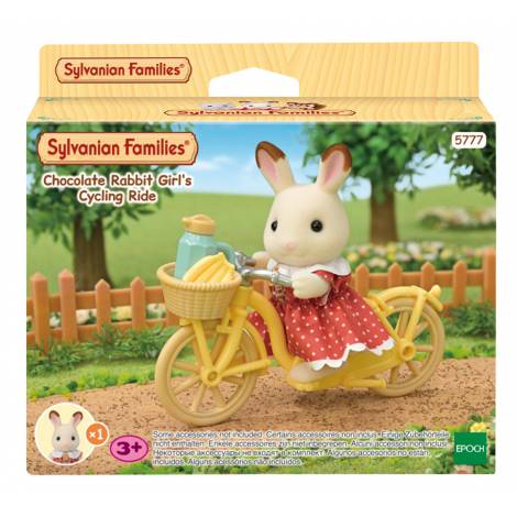 SYLVANIAN FAMILIES CHOCOLATE RABBIT GIRLS CYCLING RIDE