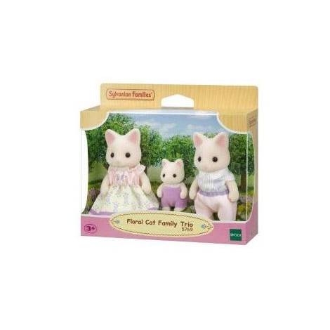 SYLVANIAN FAMILIES FLORAL CAT FAMILY TRIO