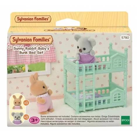 SYLVANIAN FAMILIES SUNNY RABBIT BABYS BUNK BED SET