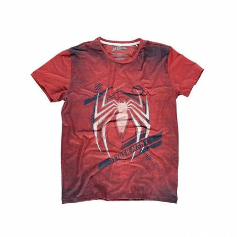 T-Shirt Acid Wash Ανδρικό MARVEL Spiderman Βαμβάκι Acid wash M Όλα / Unisex