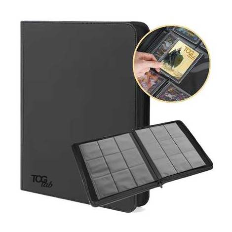 TcgLab 9-Pocket Toploader Album (252 Toploaders) - Black