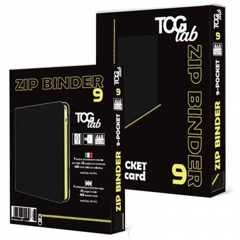 TcgLab 9-Pocket Zip Binder (468 Cards) - Blue