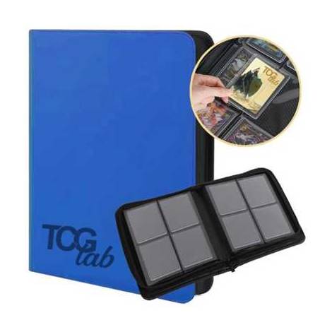 TcgLab Album per Toploader  4 Pocket (112 toploader) - Blue