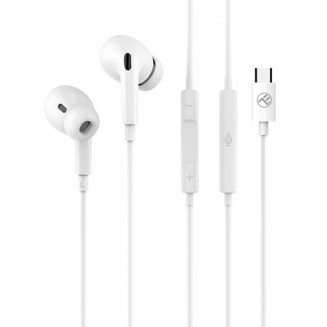 Tellur Attune In-Ear Headphones με Type-C Connector Ακουστικά σε λευκό χρώμα (TLL162292)