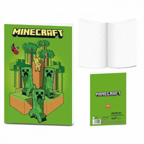 Τετράδιο Καρό A5 MINECRAFT Creepers