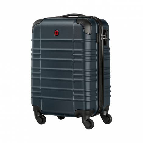 T/G WENGER AMPLAR, HARDSIDE CARRY-ON, NAVY BLUE