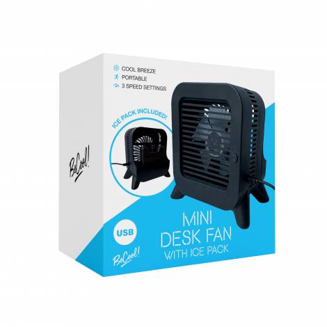 The Source – BeCool! Mini Desk Fan with Ice Pack – Μίνι Ανεμιστηράκι Γραφείου με Παγοκύστη