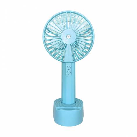 The Source – BeCool! Rechargeable Mist Fan – Επαναφορτιζόμενος Ανεμιστήρας με Ψεκασμό Νερού (Γαλάζιος)