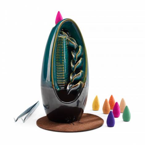 The Source – Cascading Smoke Incense Burner – Διακοσμητικός Κεραμικός Καταρράκτης Αρωματικού Καπνού