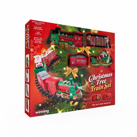 The Source - Christmas Tree Train Set – Διακοσμητικό Χριστουγεννιάτικο Τρενάκι με Ράγες