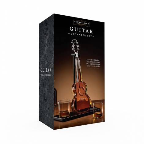 The Source – Guitar Decanter Set — Καράφα & Ποτήρια “Κιθάρα” – Το Σετ για τον Λάτρη της Μουσικής