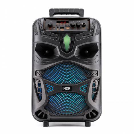 The Source Karaoke Speaker with Mic (ver.2) Ηχείο με λειτουργία karaoke με μικρόφωνο και χειριστήριο σε μαύρο χρώμα (125991)