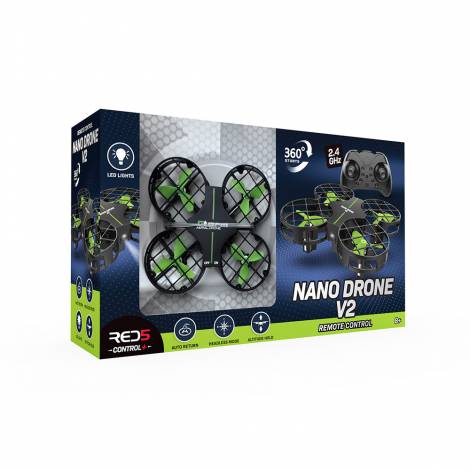 The Source – Nano Drone v.2 – Mini Τηλεκατευθυνόμενο Drone με Φωσφορίζοντες Έλικες