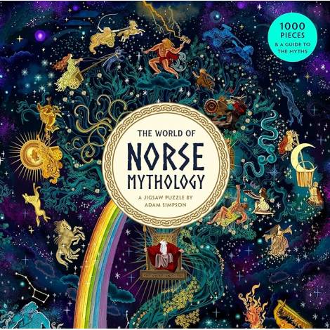 THE WORLD OF NORSE MYTHOLOGY : A JIGSAW PUZZLE - 1000 PIECES