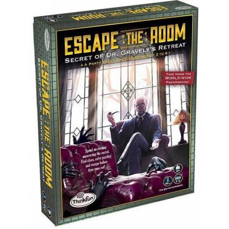 ThinkFun Logic Game: Escape The Room - Secret of Dr. Gravelys Retreat (007352)