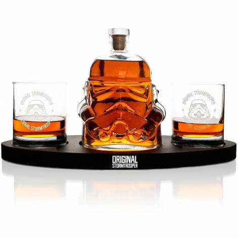 ThumbsUp! - Original Stormtrooper 3D Helmet Decanter Set with Tray - Εντυπωσιακό ολοκληρωμένο σετ καράφας με δίσκο σερβιρίσματος