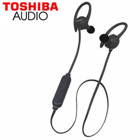 TOSHIBA AUDIO ACTIVE FIT2 BLUETOOTH HOOK EARBUDS BLACK (BT315EK)