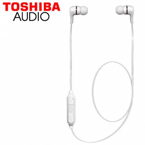 TOSHIBA AUDIO ACTIVE SERIES BLUETOOTH EARPHONE WHITE (BT312E)