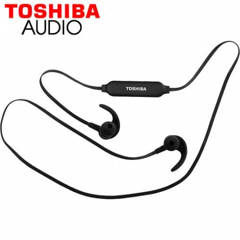 TOSHIBA AUDIO BLUETOOTH EARPHONES BLACK (RZE-BT31E)