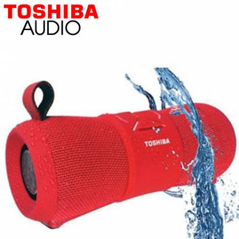 TOSHIBA AUDIO BLUETOOTH PORTABLE SPEAKER RED