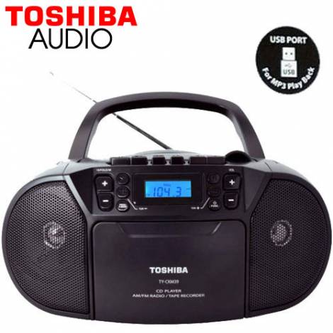 TOSHIBA AUDIO CD/USB/RADIO CASSETTE RECORDER