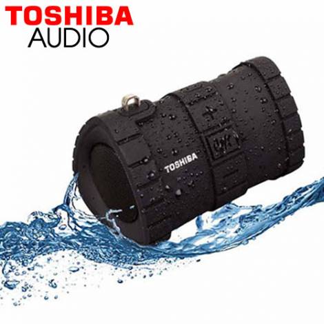 TOSHIBA AUDIO FLOATING WATERPROOF BLUETOOTH SPEAKER BLACK