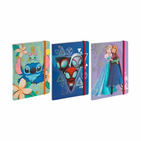Totum Disney: Stitch - Spidey and His Amazing Friends - Frozen - Notebook (Random) (WO170004)