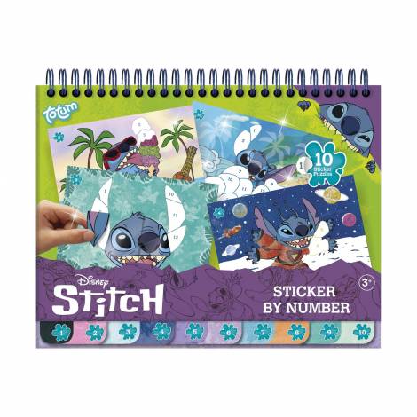 Totum Disney: Stitch - Sticker By Number Pad (TT700123)