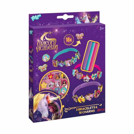 Totum Netflix: Unicorn Academy - 3 Bracelets & 18 Charms (TT642127)