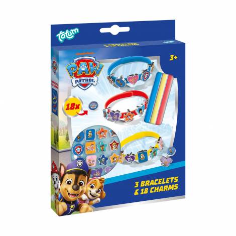 Totum: Paw Patrol - 3 Bracelets & 18 Charms (TT720633)