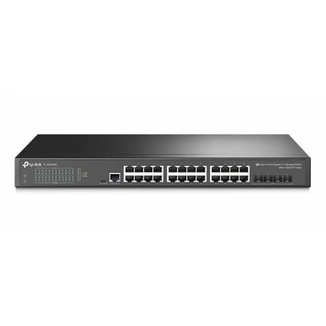 TP-LINK L2+ Managed Switch TL-SG3428X, 24-Port Gigabit, 4x SFP+, Ver.1.0