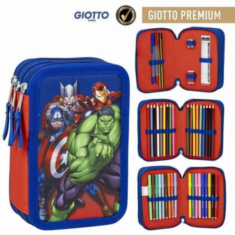 Τριπλή Κασετίνα 20εκ με Αξεσουάρ - γεμάτη MARVEL Avengers