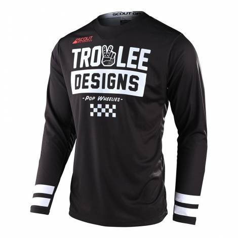 Troy Lee Designs Μπλούζα Ednuro Scout GP Peace & Wheelies Black Μαύρο (367725007) 3XL