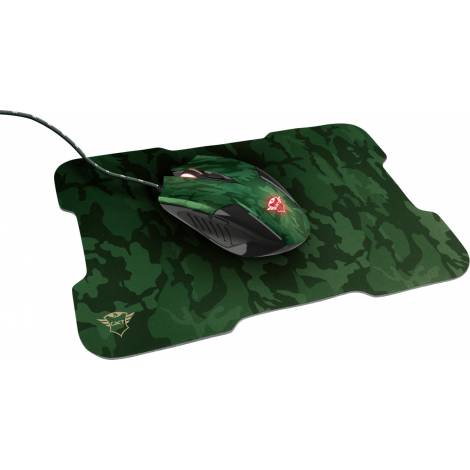 Trust GXT 781 Rixa Camo Gaming Wired Mouse & Mousepad (23611)