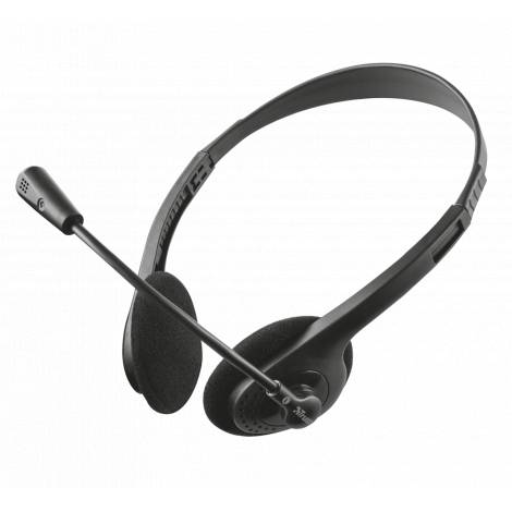 TRUST  HEADSET ZIVA (21517) BLACK