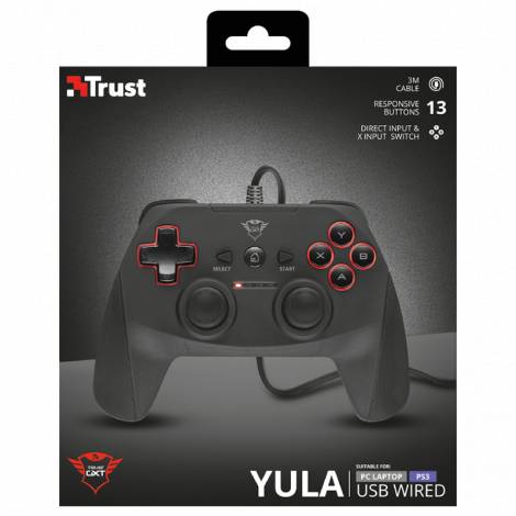 Trust Wired Gamepad GXT540 YULA  (PC,PS3) (20712)