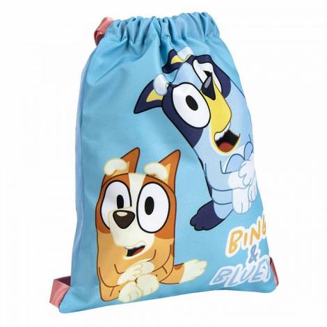 Τσάντα Πάνινη με Κορδόνια 27X33 BLUEY