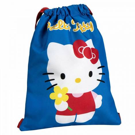 Τσάντα Πάνινη με Κορδόνια 27X33 HELLO KITTY