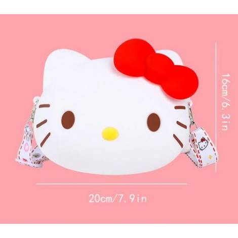 Τσάντα ΄Sanrio Hello Kitty από σιλικόνη Crossbody Bag 16x20 εκατοστά