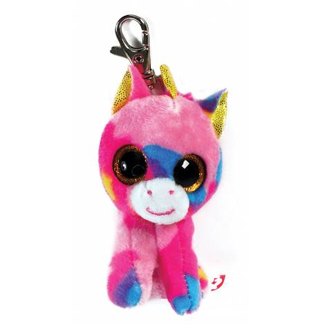 TY Beanie Boos Fantasia Χνουδωτό Κλιπ Μονόκερος Πολύχρωμος 8.5εκ