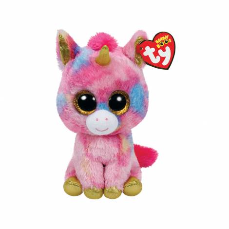 TY Beanie Boos Fantasia Χνουδωτό Μονόκερος Πολύχρωμο 15εκ