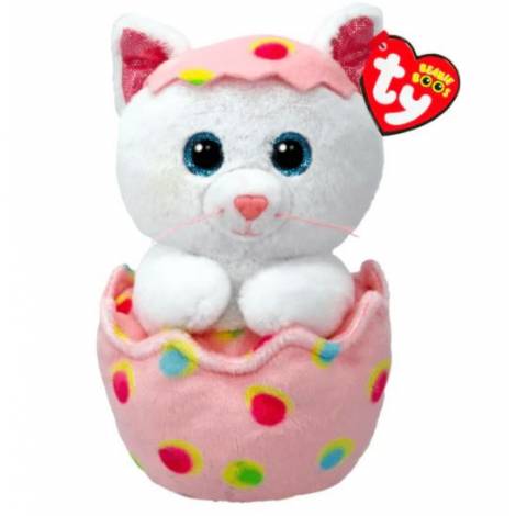 TY BEANIE BOOS ΛΟΥΤΡΙΝΟ: GIGGLES ΧΝΟΥΔΩΤΗ ΓΑΤΟΥΛΑ ΣΕ ΑΥΓΟ 15ΕΚ