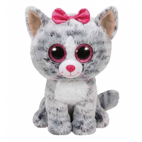 TY BEANIE BOOS ΛΟΥΤΡΙΝΟ: KIKI ΧΝΟΥΔΩΤΗ ΓΑΤΑ ΓΚΡΙ 23ΕΚ