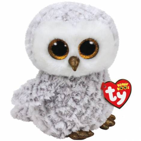 TY BEANIE BOOS ΛΟΥΤΡΙΝΟ: OWLETTE ΧΝΟΥΔΩΤΗ ΚΟΥΚΟΥΒΑΓΙΑ ΑΣΠΡΗ 23ΕΚ