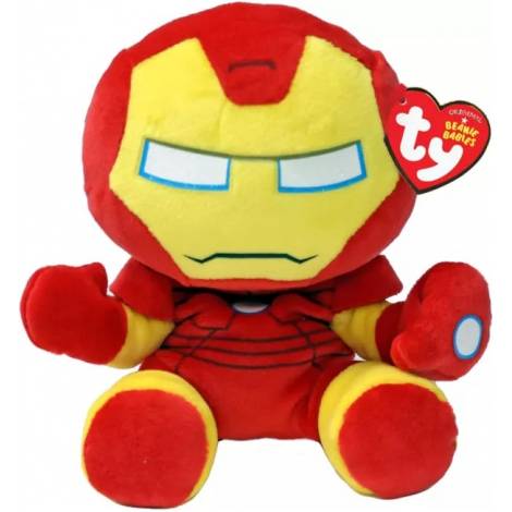 TY BEANIE BOOS ΛΟΥΤΡΙΝΟ: ΧΝΟΥΔΩΤΟ FLOPPY IRON MAN 15ΕΚ