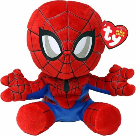 TY BEANIE BOOS ΛΟΥΤΡΙΝΟ: ΧΝΟΥΔΩΤΟ FLOPPY SPIDERMAN 15ΕΚ