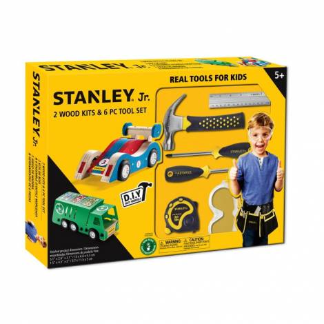 Stanley Jr. U003-K02-T06-SY 2 Ξυλοκατασκευές και Παιδικό σετ εργαλείων 6 τεμ