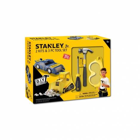 Stanley Jr. U004-K02-T03-SY 2 Ξυλοκατασκευές και Παιδικό σετ εργαλείων 3 τεμ